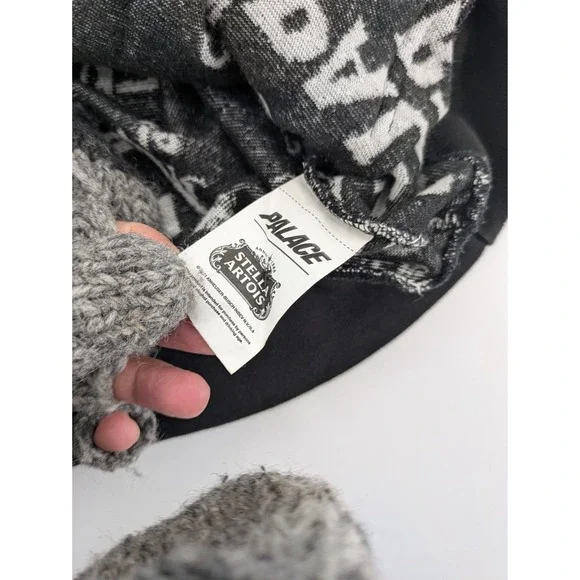Palace Stella Artois Hood Black/White Towel Size Small Skate Rare Hypebeast